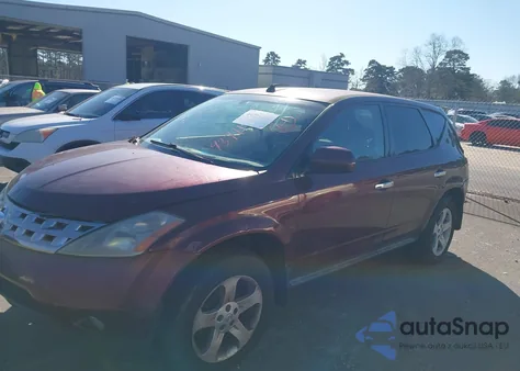 2005 Nissan Murano Sl from USA, damaged, VIN JN8AZ08W55W430067